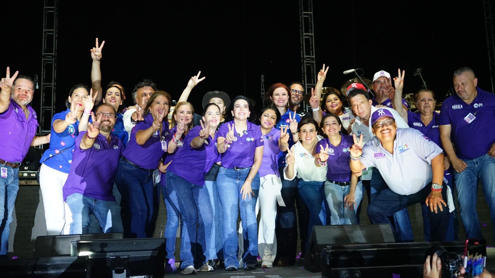 Cierre multitudinario de la coalición «Fuerza y Corazón por Tamaulipas»