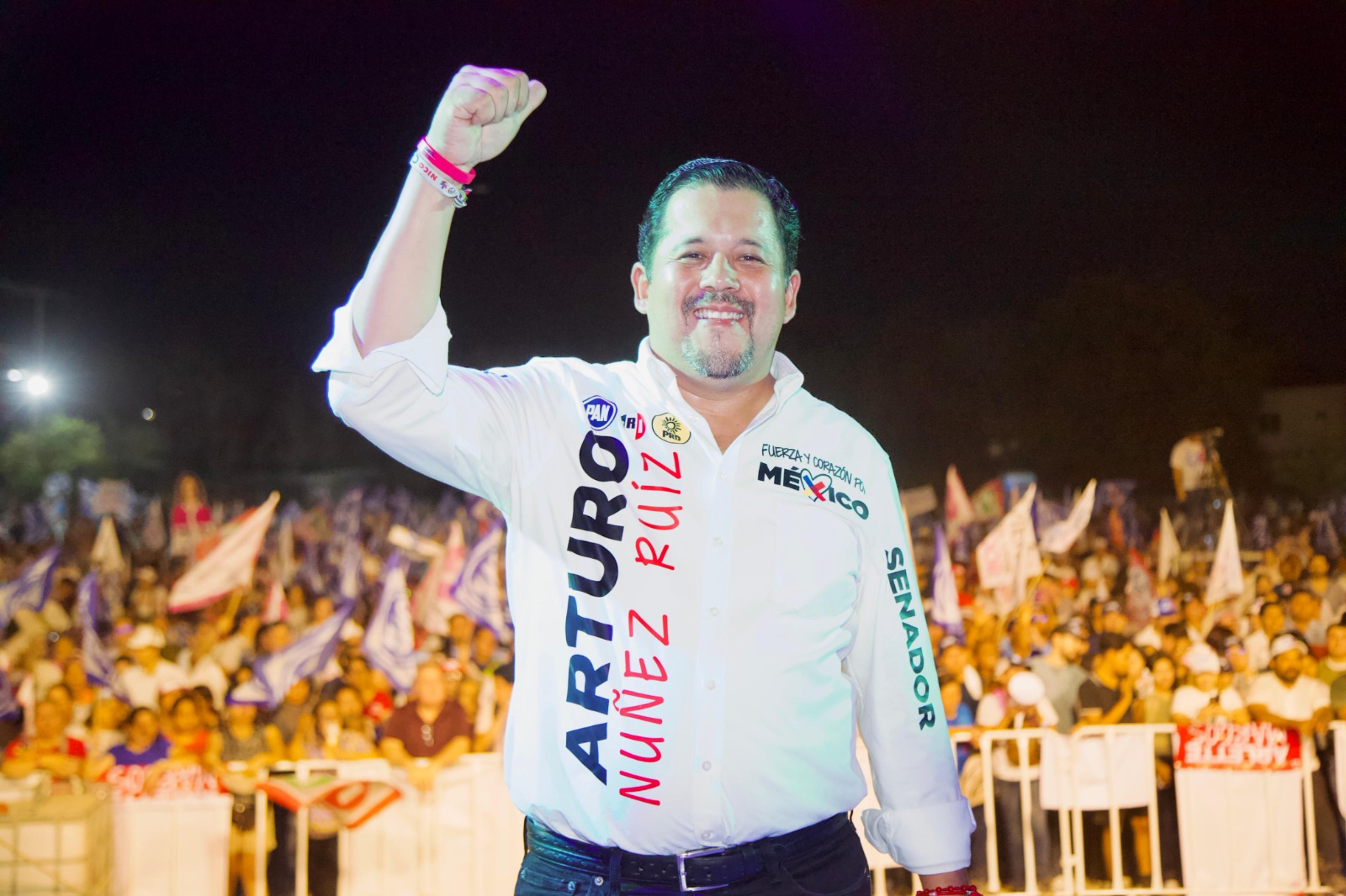 «Estamos listos para el triunfo del País con Fuerza y Corazón por México”, aseguró Arturo Núñez Ruiz