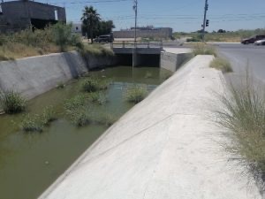Nuevo canal pluvial en Nuevo Laredo se convierte en foco de infección y riesgo para la salud pública