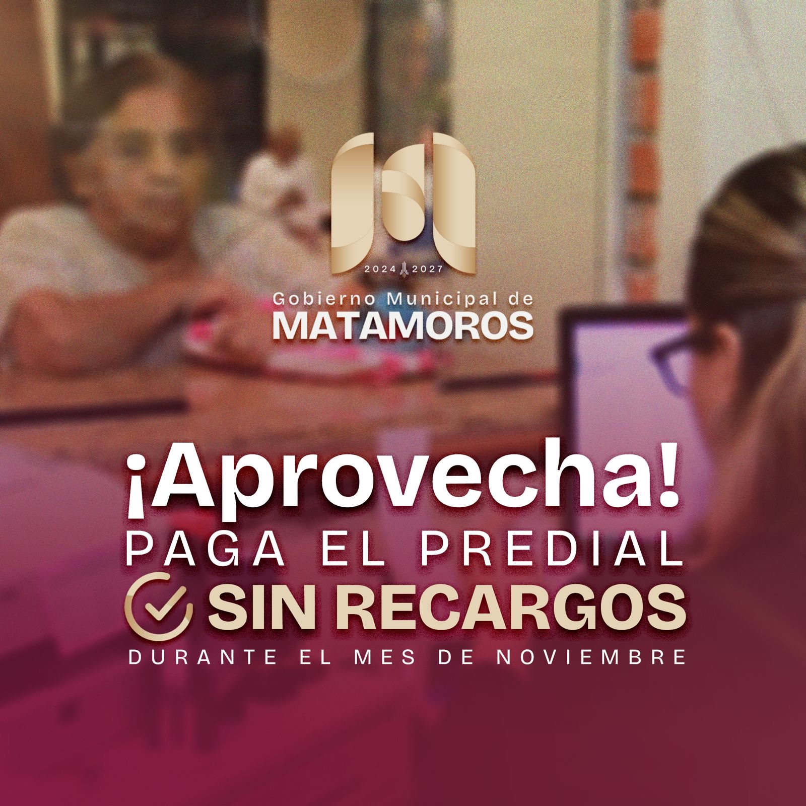 Alcalde de Matamoros llama a regularizar pago de predial sin recargos en noviembre para fortalecer la infraestructura de la ciudad