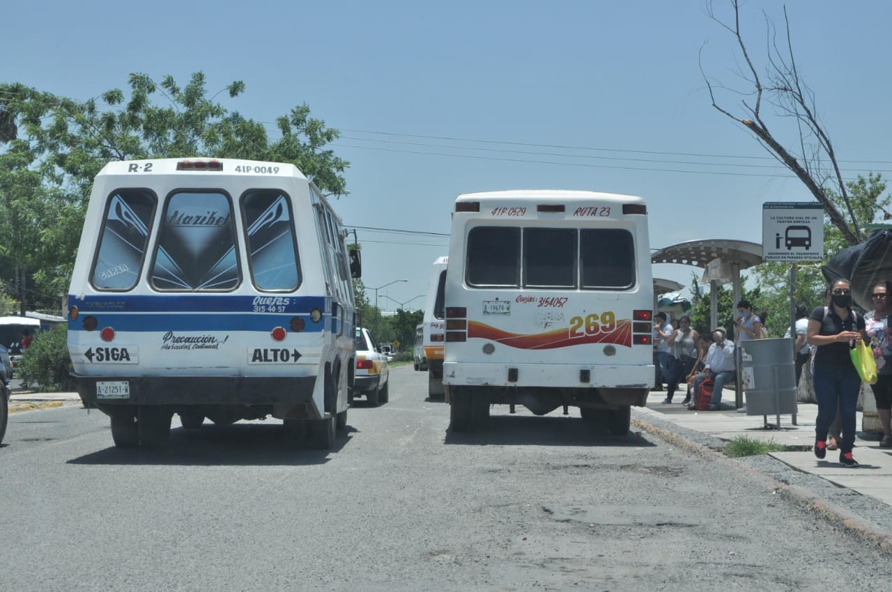 Parque vehicular de rutas urbanas se redujo en Tamaulipas