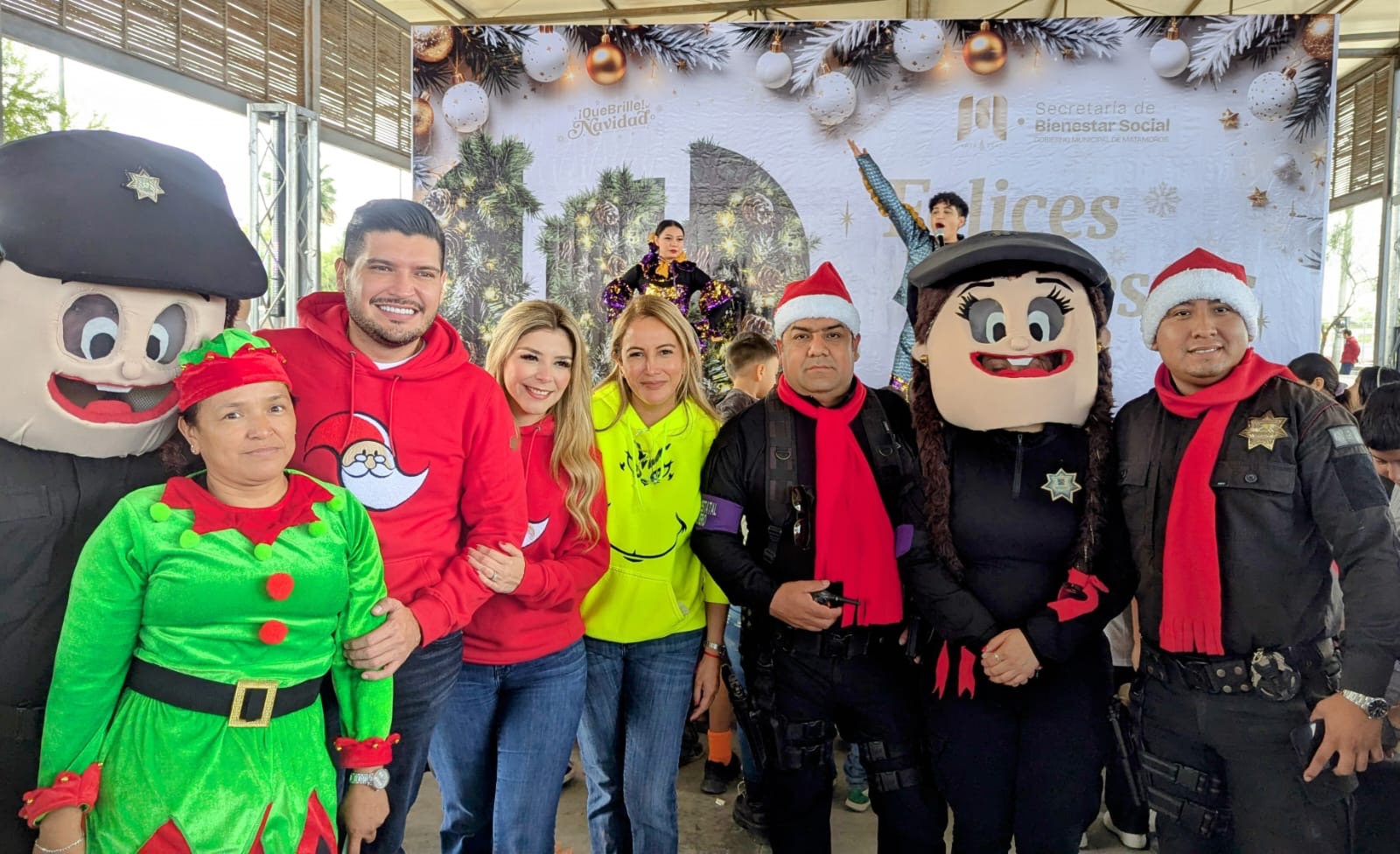 Lleva Alberto Granados y la Secretaría de Bienestar una espectacular posada a la Col. Santa María