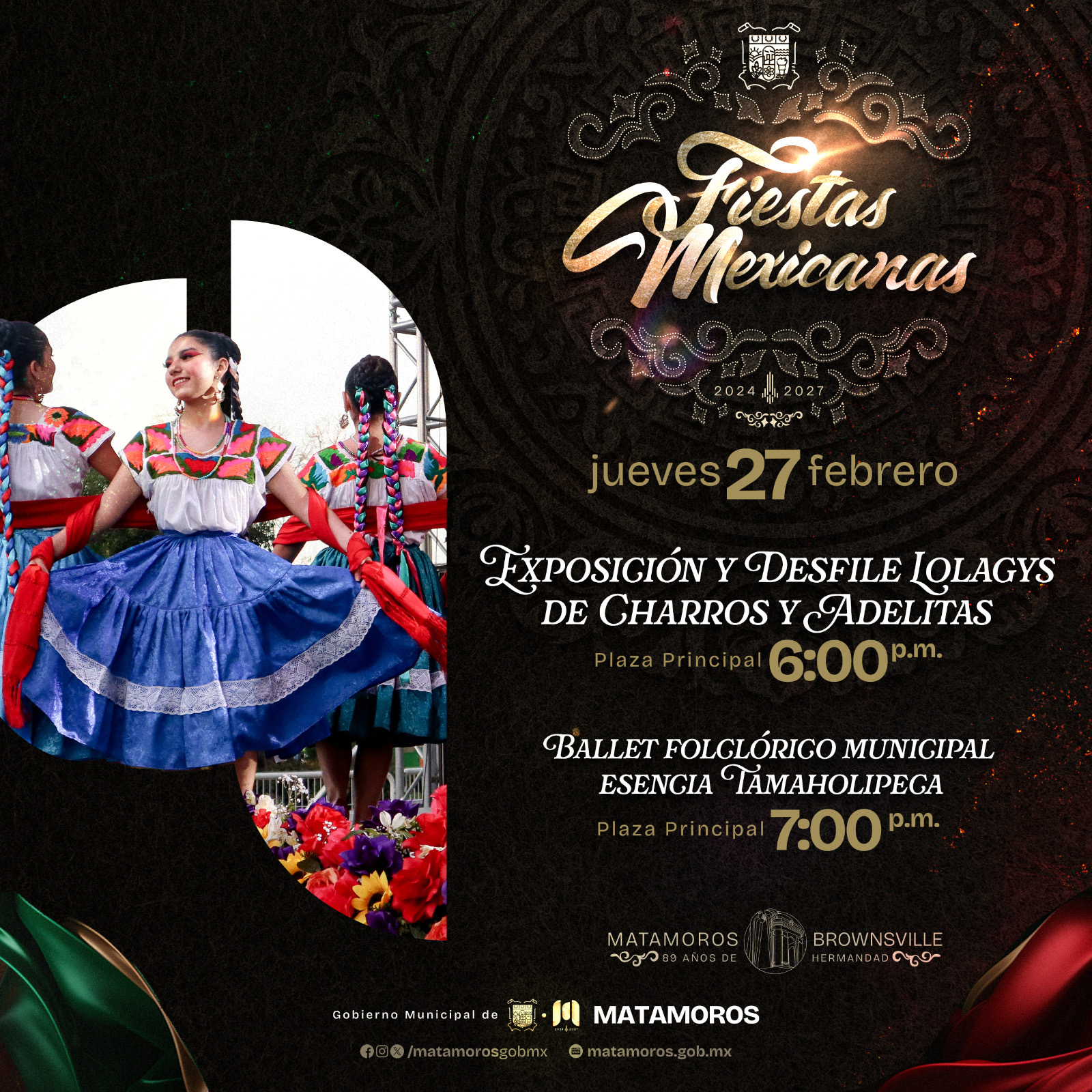 Fiestas mexicanas con lazos de hermandad entre Matamoros y Brownsville; y que brille Matamoros