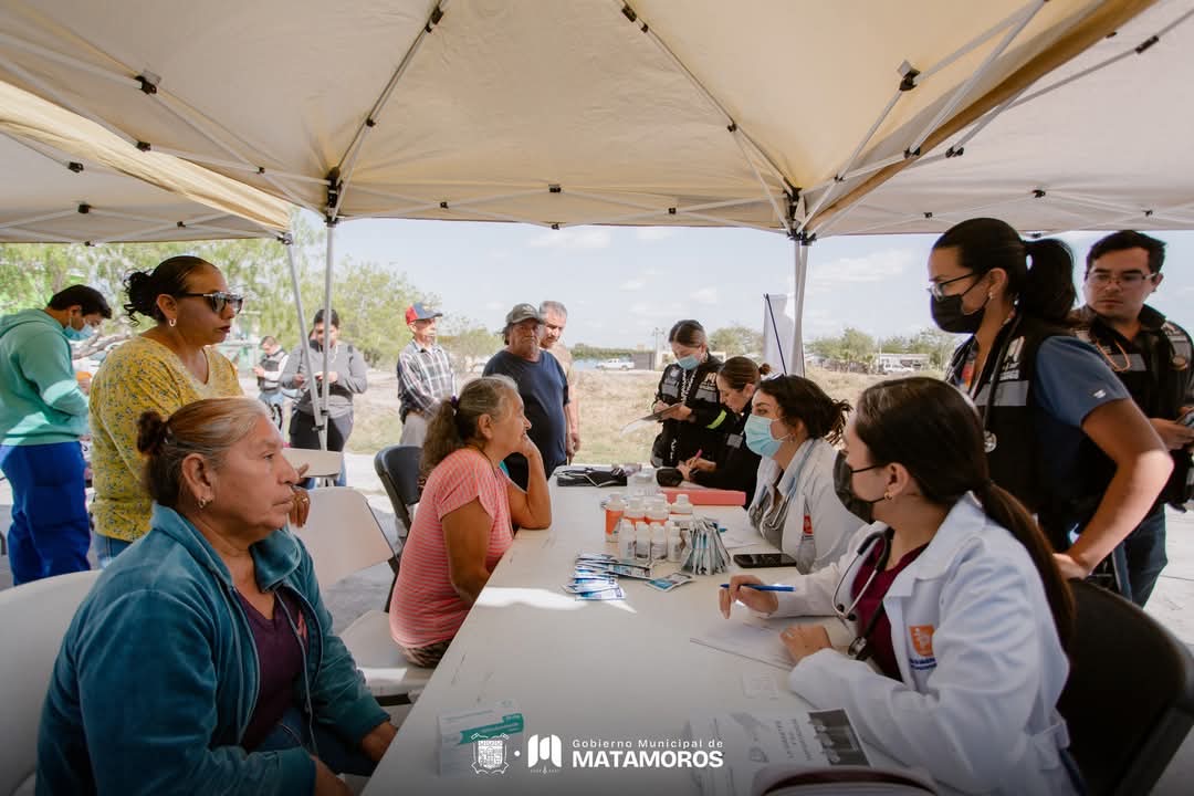 Gobierno de Matamoros lleva brigada de salud a la Ampliación Abelardo de la Torre