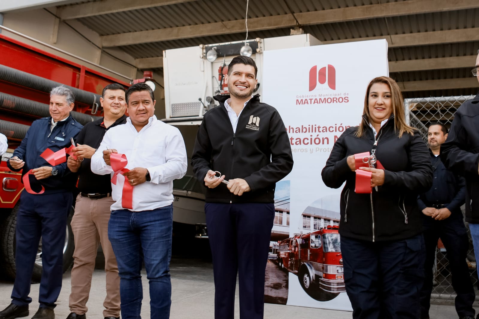 Reabre Beto Granados estación de Bomberos de la Ciudad Industrial