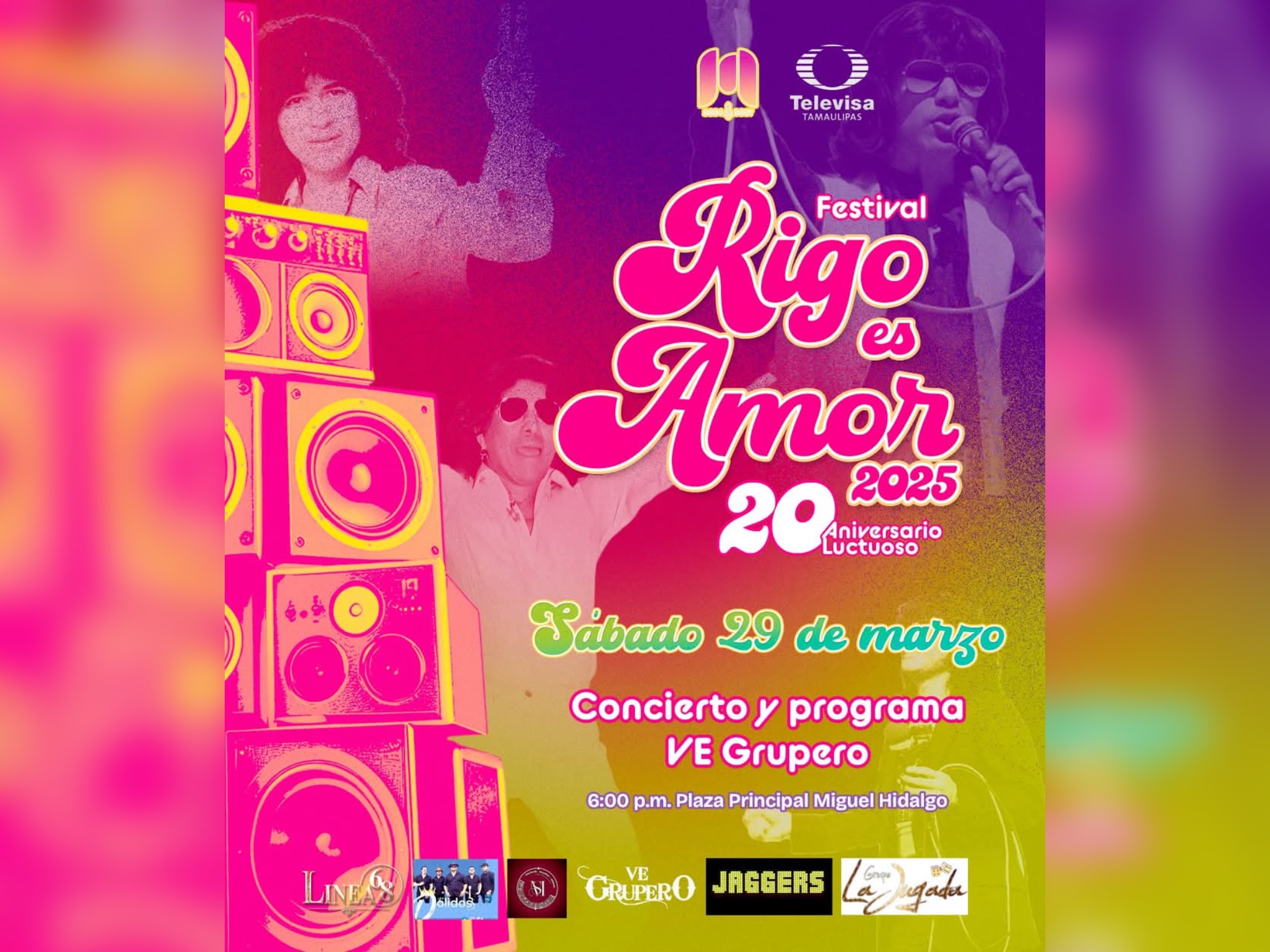 Homenaje a Rigo Tovar en su 20° aniversario luctuoso