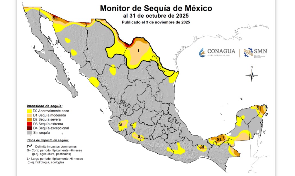 Persisten condiciones de sequía en la frontera norte de Tamaulipas