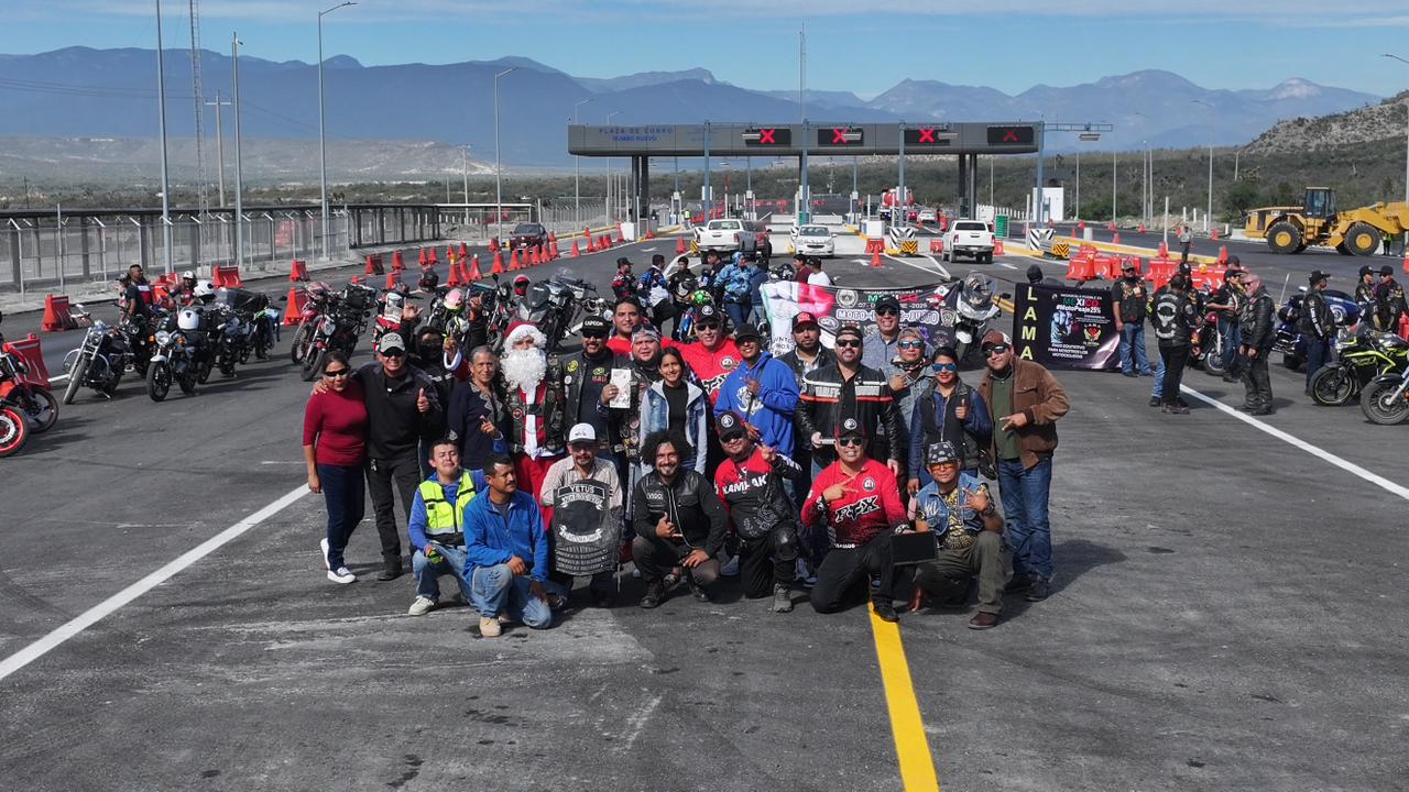 Motociclistas se unen en protesta pacífica para pedir reducción de peaje